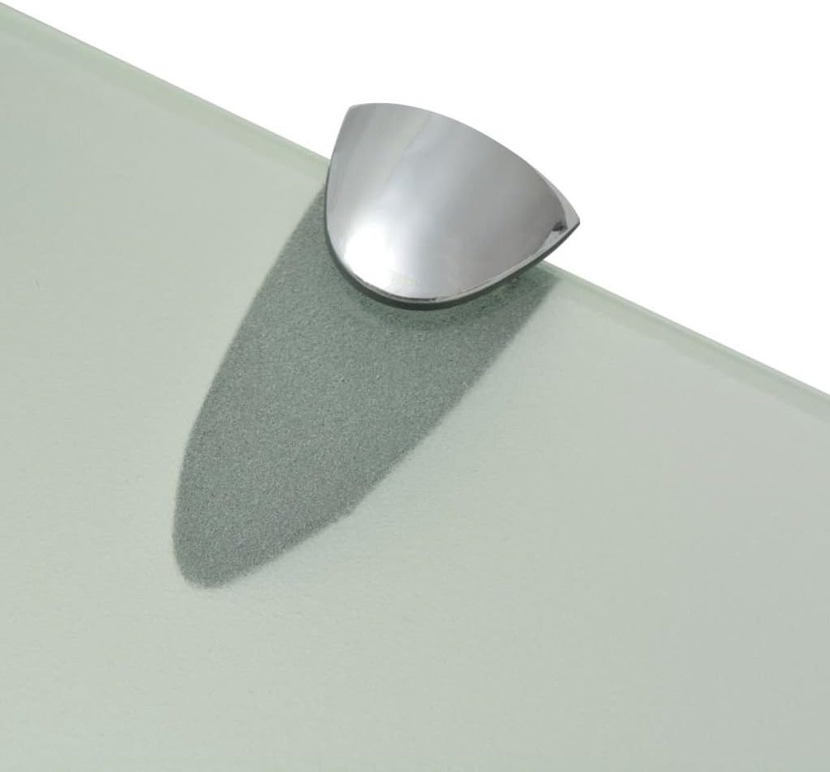 Zwevend rek van glas, 60 x 20 cm, 8 mm, wandplank, wandplank, wandplank om op te hangen, inlegplank voor entree,