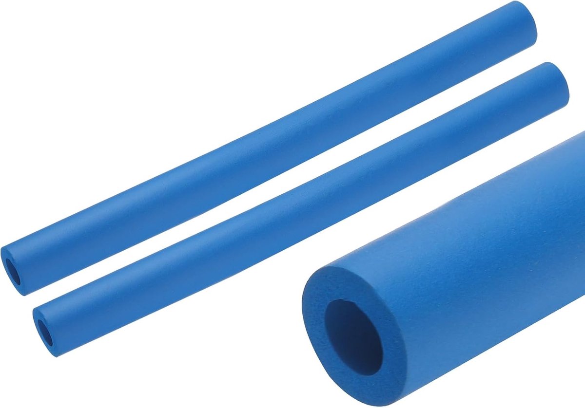 Buisisolatie 1/2 inch (12 mm) ID 7/8 inch (22 mm) OD schuimslang voor greepondersteuning, Blauw