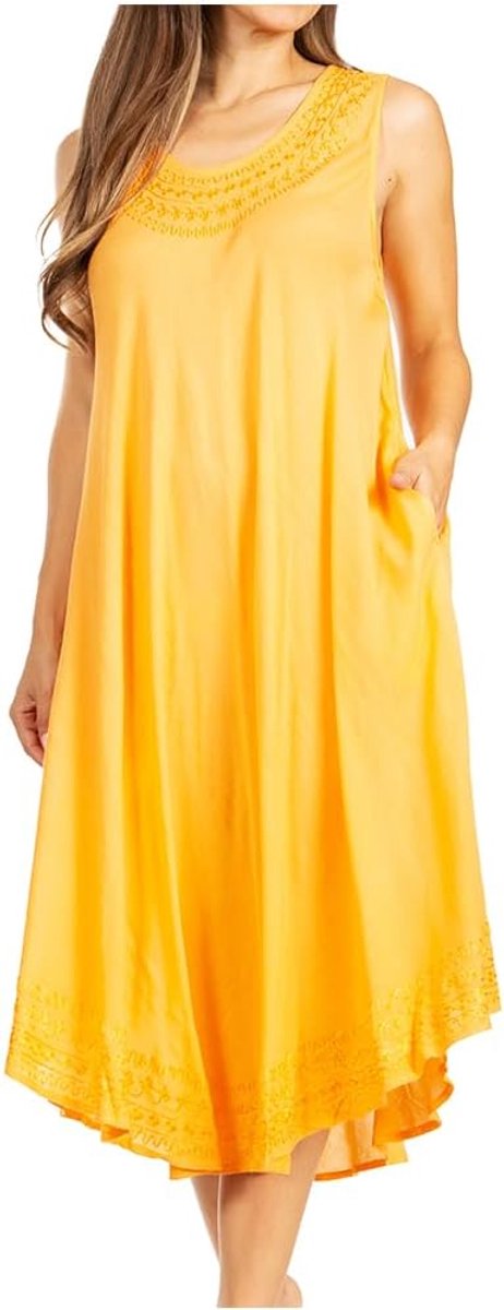 Everyday Essentials kaftan tankjurk/cover-up