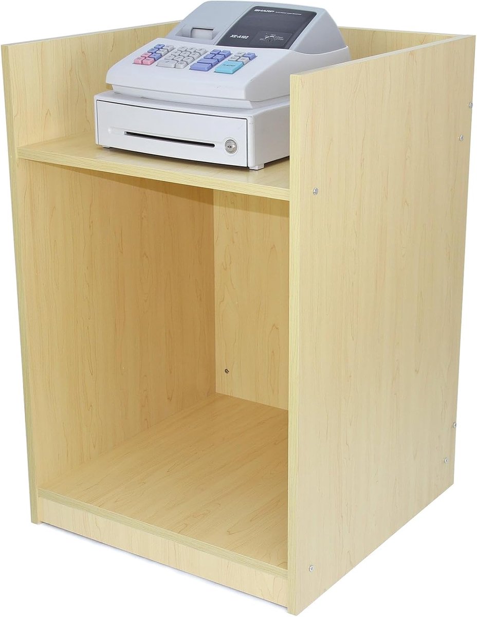 Kassa Balie Kast 60cm x 90cm - MDF Melamine - Modern Design - Perfect voor Retail - SnelShoppen