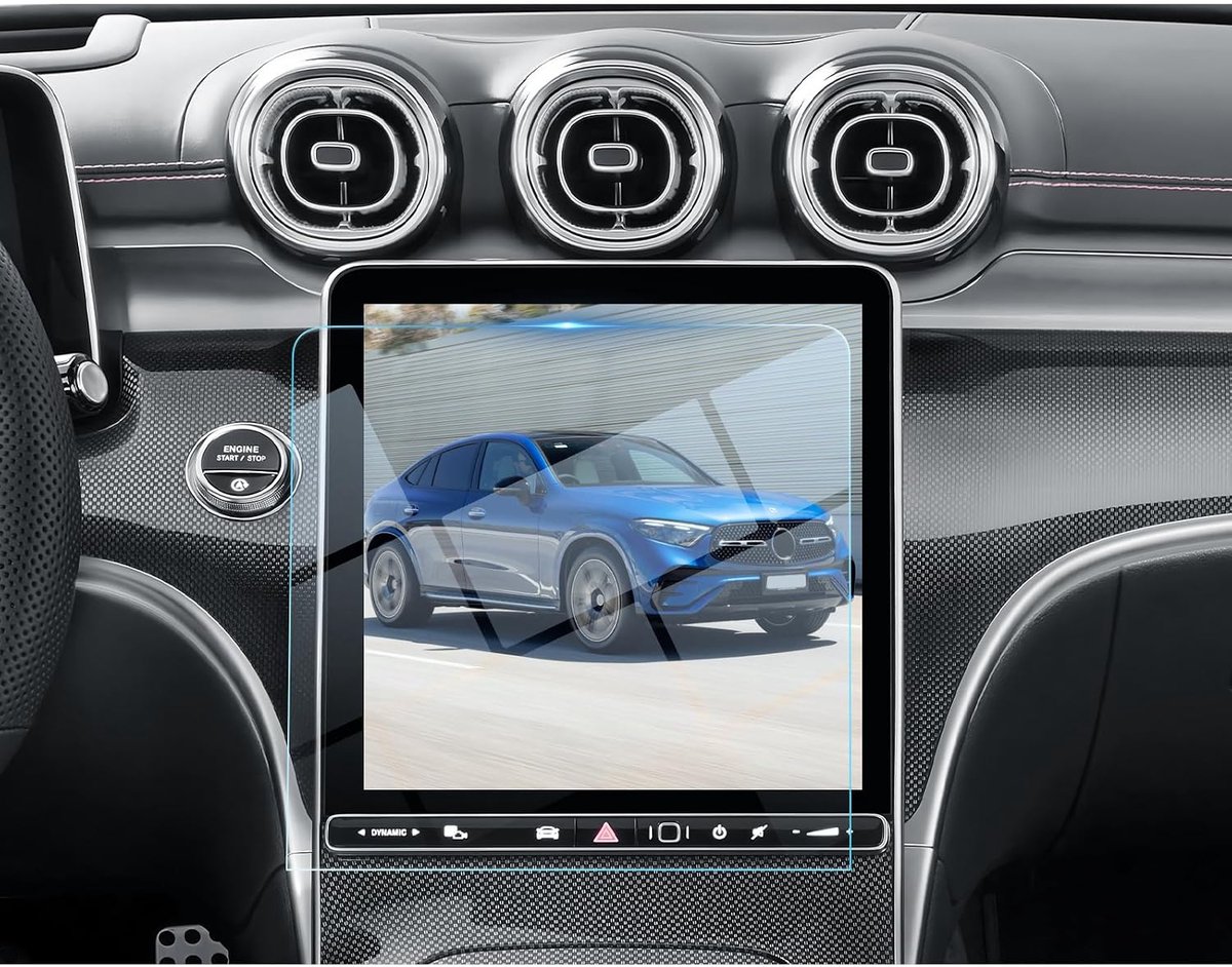 SnelShoppen - Navigatiescherm Beschermfolie Voor Mercedes GLC X254 / C-Class W206 2021-2025 / CLE Coupe 11.9 Inch Tempered Glass 9H Bescherming