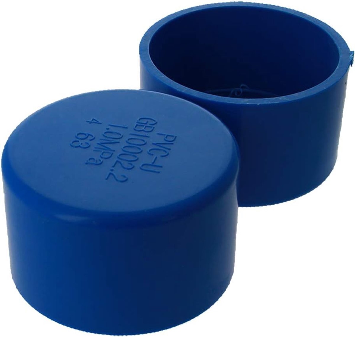 PVC pijpafsluitingen 63mm - externe eindkappen - duurzaam materiaal - ideaal voor irrigatiesystemen - ShopVlot