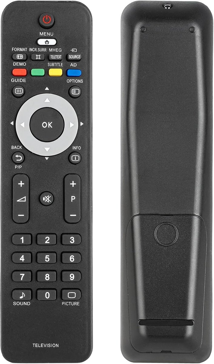 Afstandsbediening vervangend voor Philips LCD TV - Compatibel met 19PFL en 22PFL modellen - Gebruiksvriendelijk - ShopVlot
