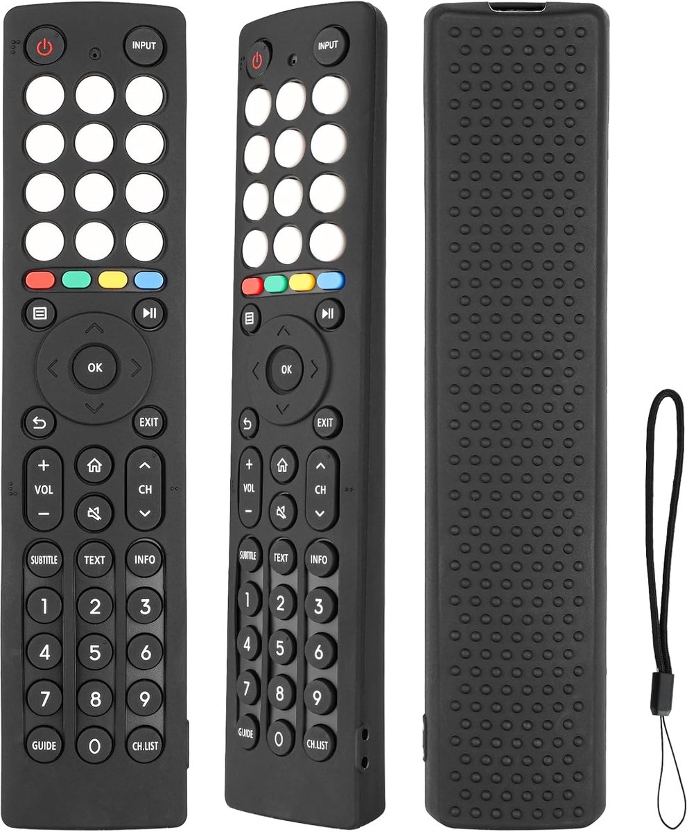 Afstandsbediening silicone hoes - schokbestendig - voor Hisense TV - optimale bescherming - ShopVlot