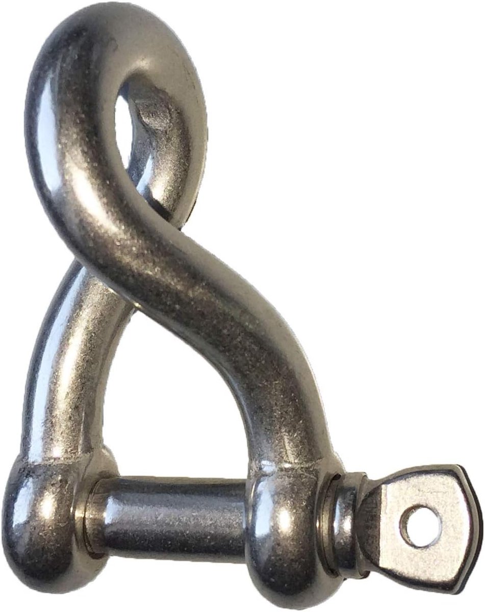 brackets twisted shape - RVS AISI 316 V4A - roestvrij en zeewaterbestendig - geschikt voor buitengebruik - ShopVlot