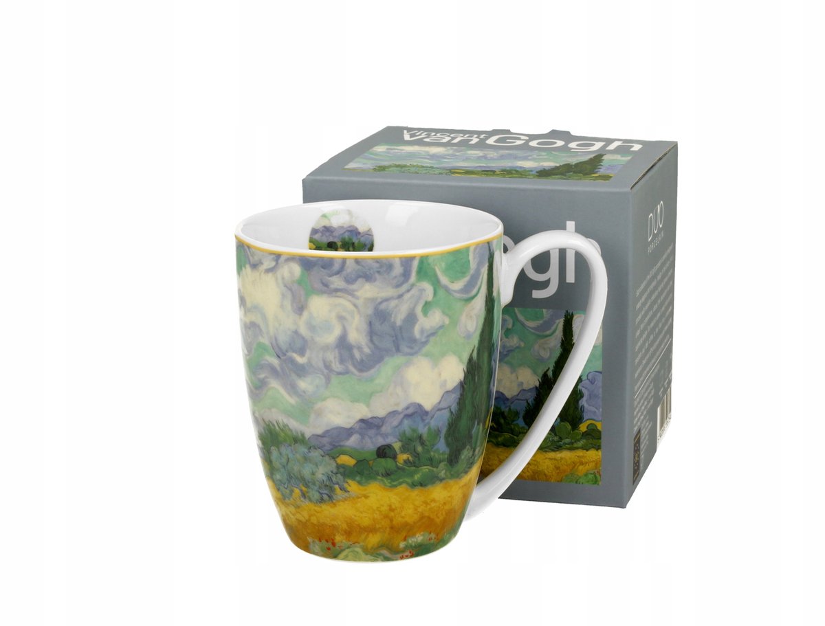 Merkloos Kopje "Tarweveld" van Gogh, 350ml, Porselein