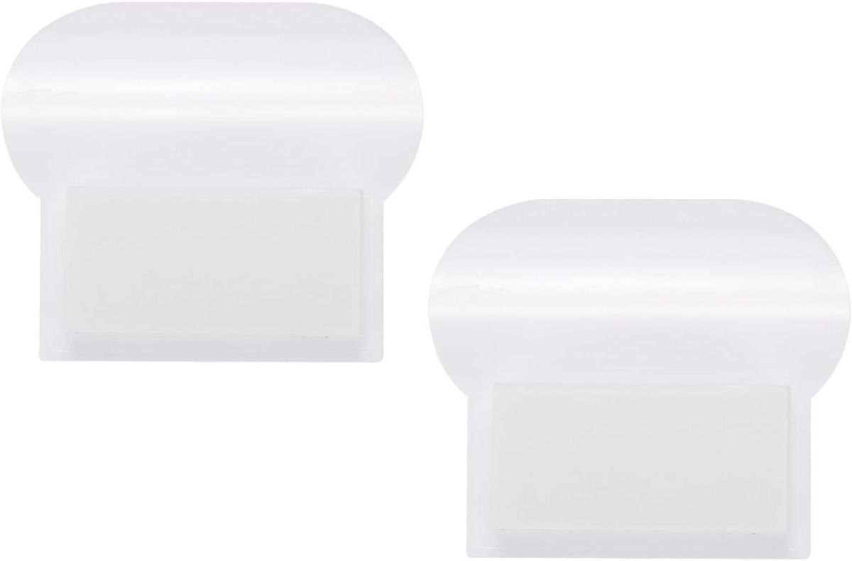 2 stuks wc-deksellifter, autosticker, wc-bril, lifter, wc-bril, handgreep, gereedschap, vermijd aanraken, wc-afdekking, badkameraccessoires voor thuis, kantoor, hotel, wit