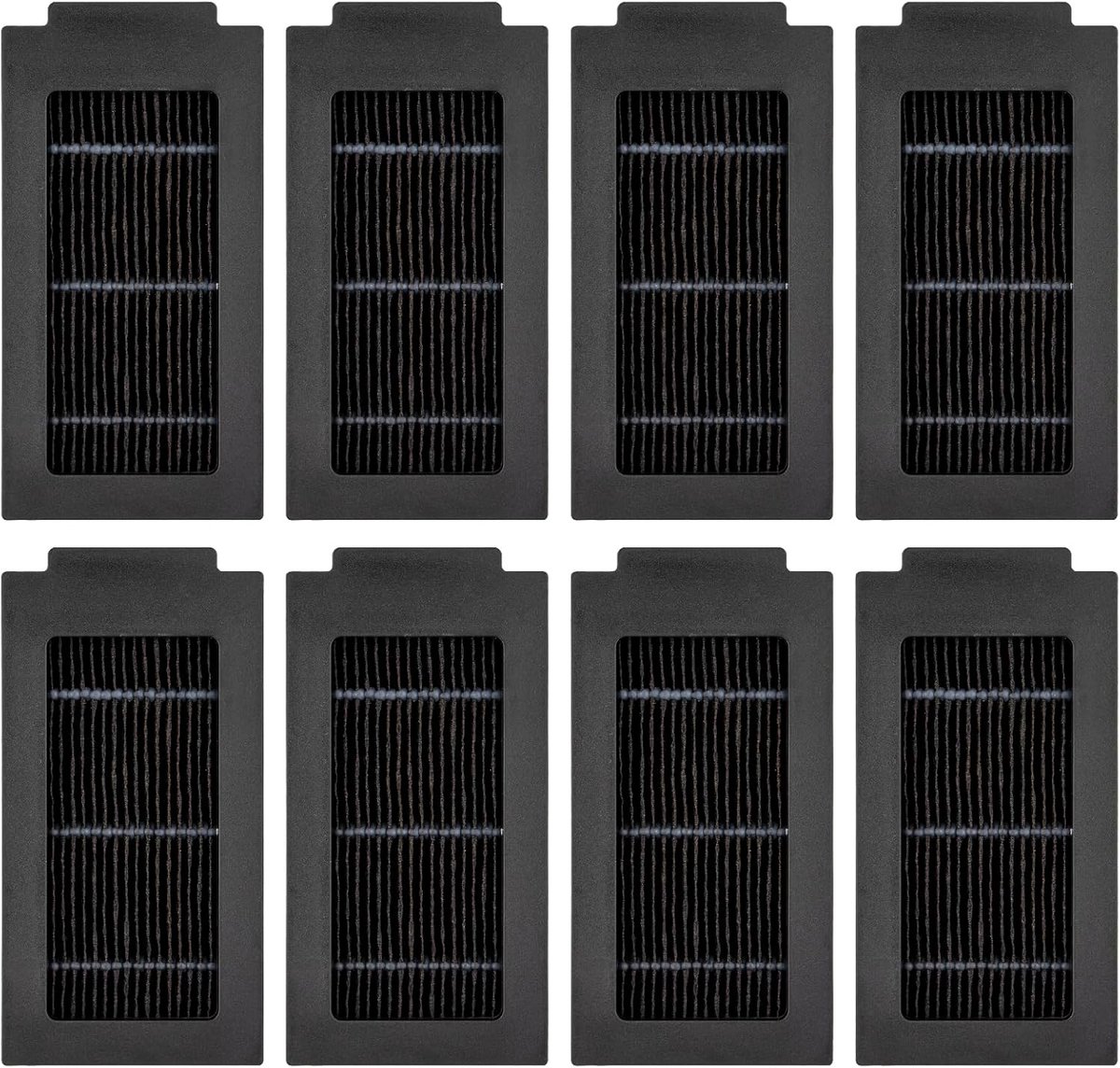 (8 stuks) T50 Omni Vervangende Filters Compatibel met ECOVACS DEEBOT T50 Omni/T50 Pro Omni/T30C Omni Robotstofzuiger, Accessoires Kit, Canister Filter, Vacuümfilter, Rechtop Filter