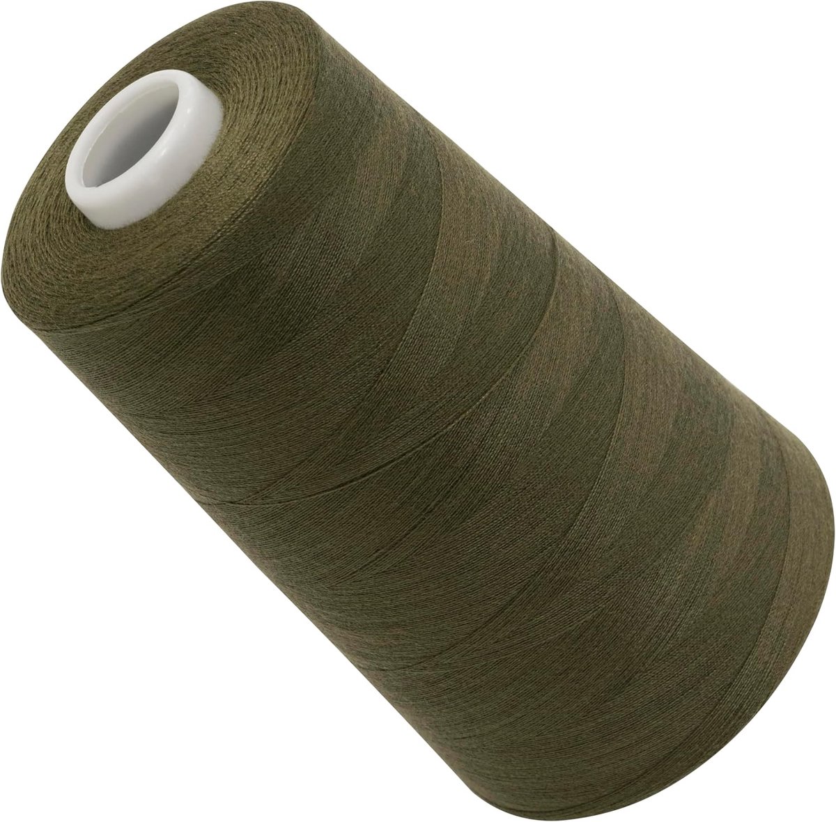 - C72787 - Naaigaren Kegel Spoel 120 (40/2) 4000m - Polyester - Goudbruin Groen - Kleermakerij Fournituren Touw Koord Naaien Kleding Lederwaren