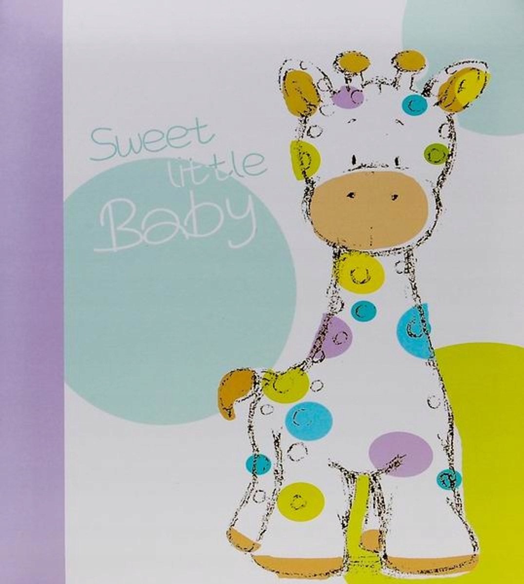 Walther Design UK-142 Baby Giraffe - Babyalbum - 28 x 31 cm - Wit - 50 pagina's