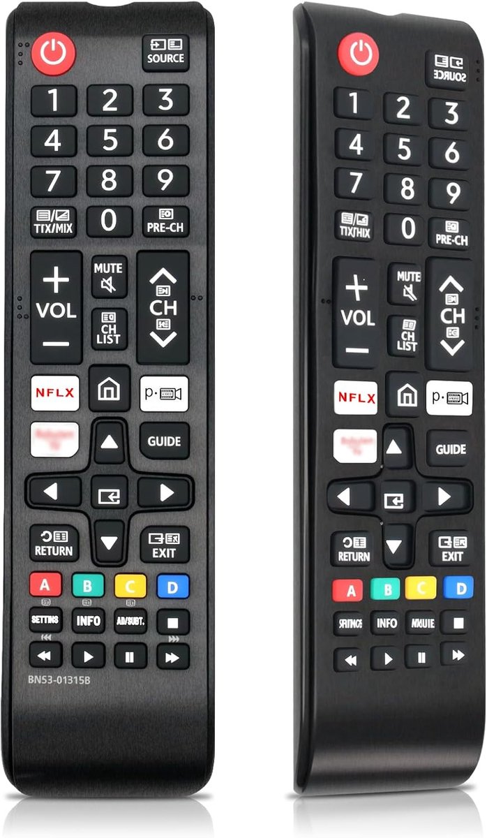 Universele TV afstandsbediening 2-pack - Geschikt voor 4K Smart TV - Eenvoudige bediening - Perfect voor vervanging - ShopVlot