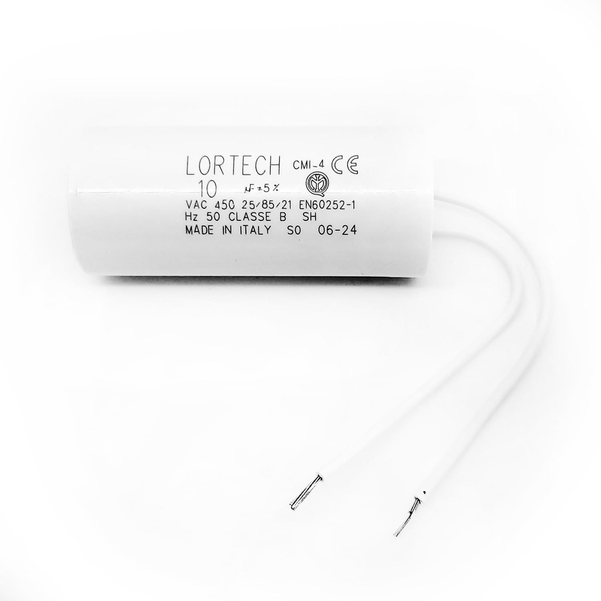 Capacitor 10µF - Ø 30 x 67 mm - vlakke bodem - ideaal voor tijdelijke energieopslag - ShopVlot