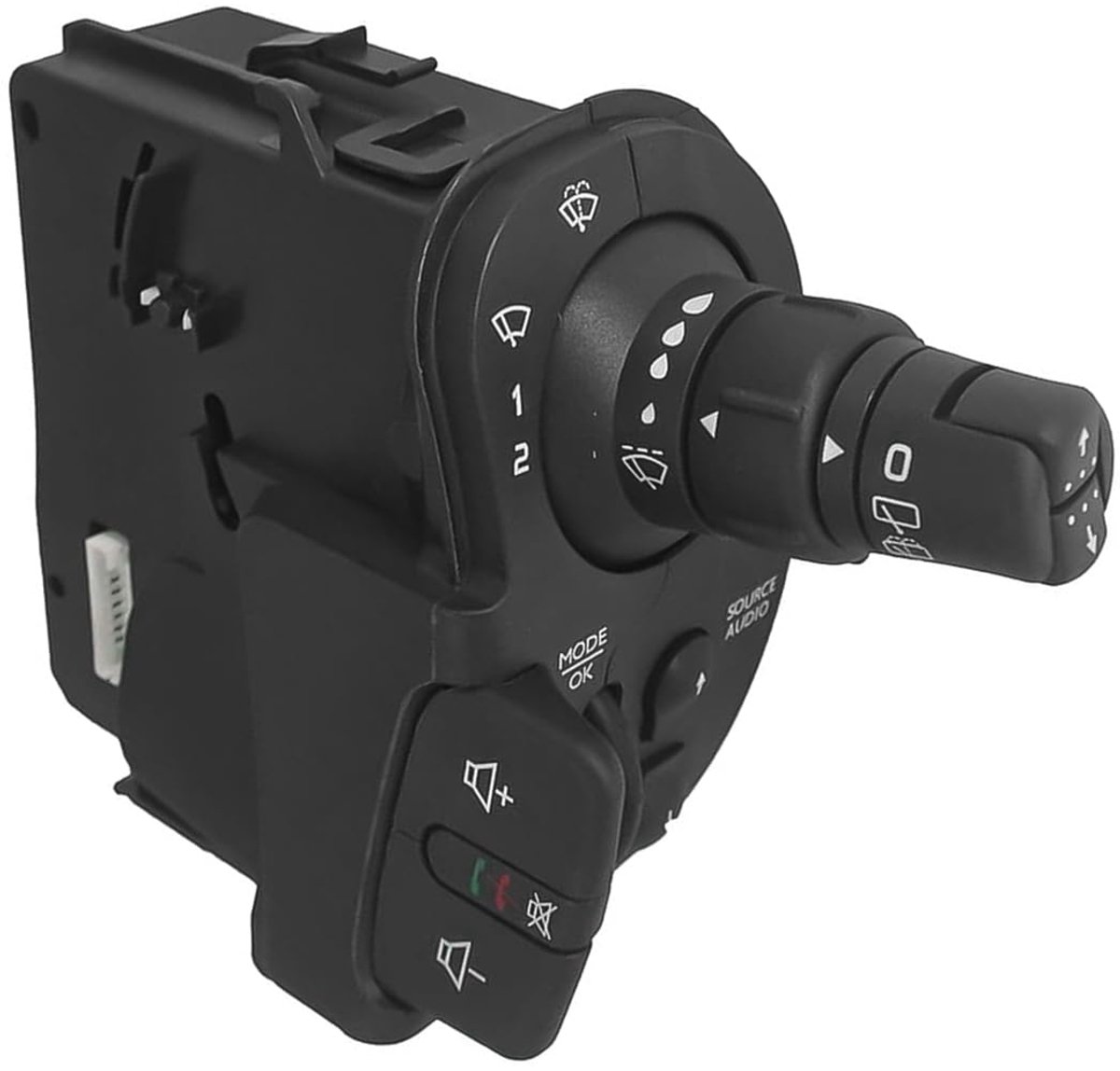 Stuurwielschakelaar ruitenwisser - Geschikt voor Renault Clio 3 en Kangoo 2 - OEM 8201590631 - Betrouwbare prestatie - ShopVlot