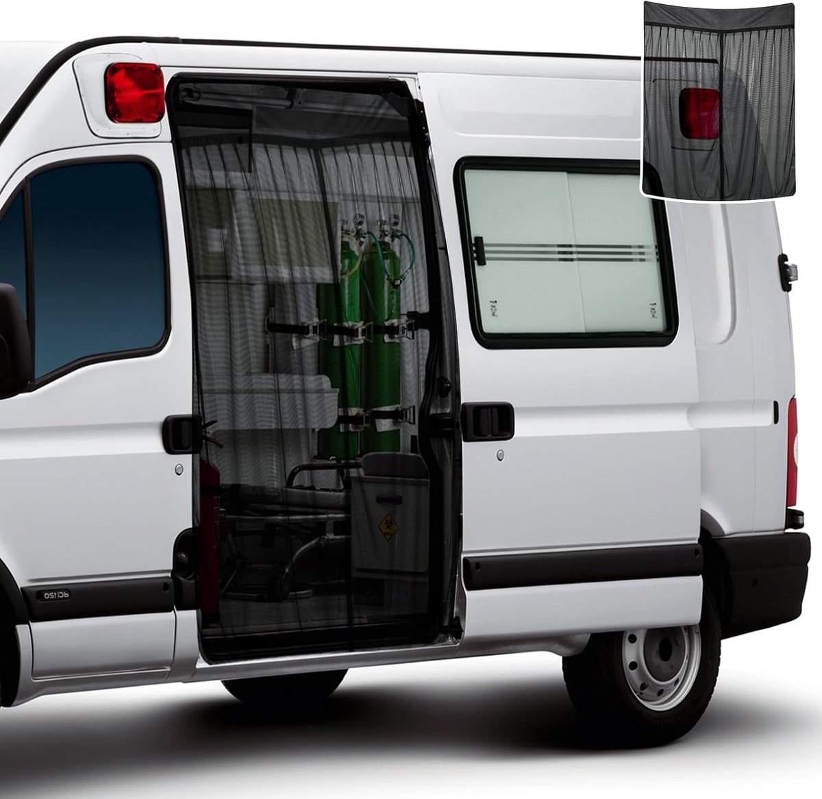 Vliegenraam Auto Vervanging - Enkelvoudige Laag - Magnetisch Insectennet - Ideaal voor Kamperen - ShopVlot
