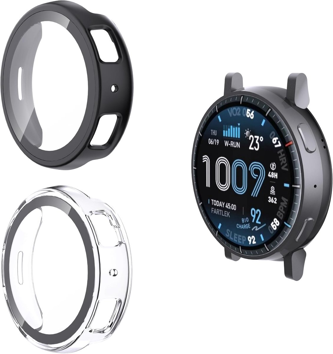 beschermfolie voor Amafit Active Max 48 mm - flexibele folie - krasbestendig - heldere displaybescherming - ShopVlot