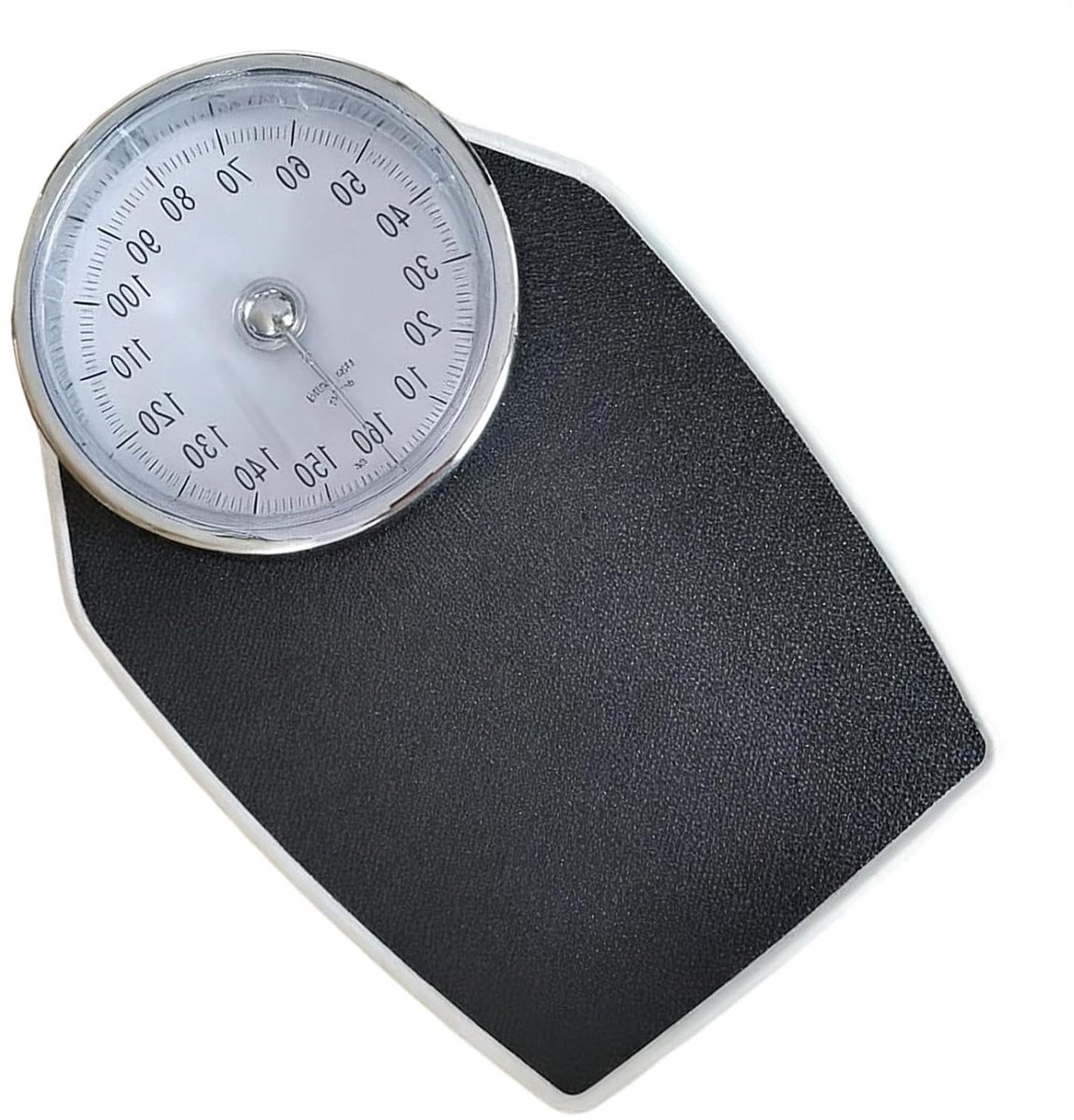 Mechanische Personenweegschaal - Analoge Weegschaal - Gewicht Bewaken - Vochtbestendig Ontwerp - 160 kg - Uniek Kenmerk