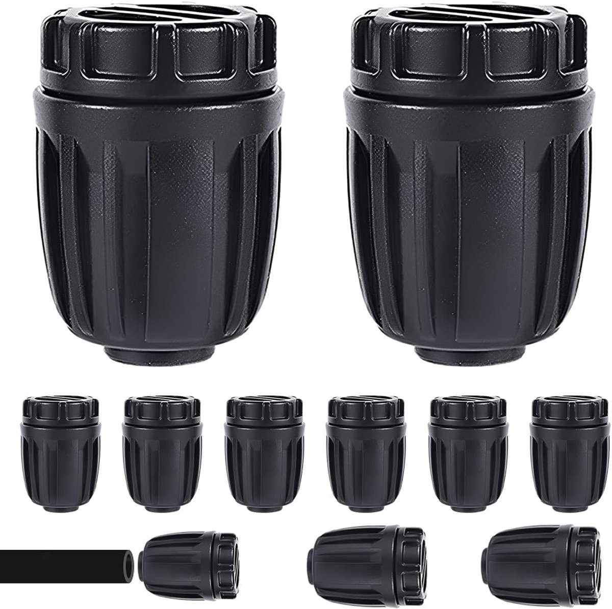 Irrigatie Connectoren Set 10 Stuks - 1/2 Inch - Duurzaam ABS - Voor Druppelbewatering - ShopVlot