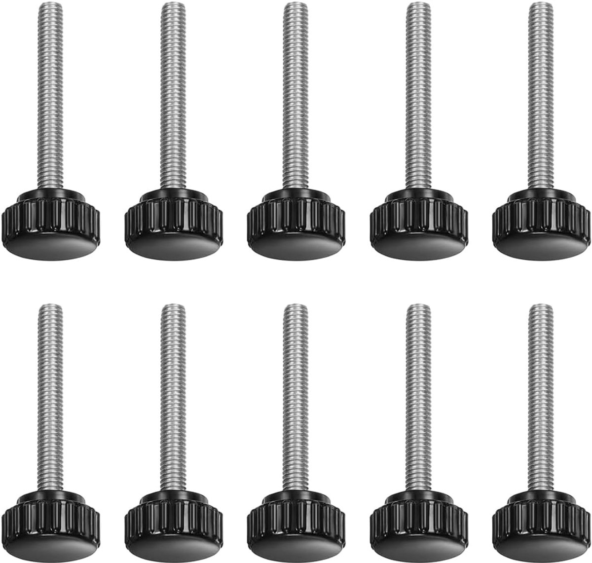 Kartelschroeven M8×60mm - koolstofstaal - ergonomisch handvat - ideaal voor machines - ShopVlot