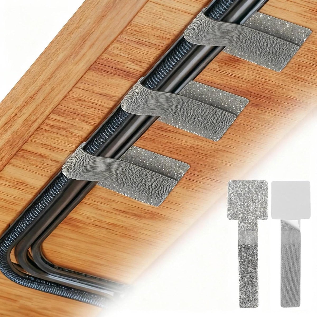 Kabelorganizer 40 paar - verstelbare kabelbinders - sterke hechting - eenvoudig te installeren - ShopVlot