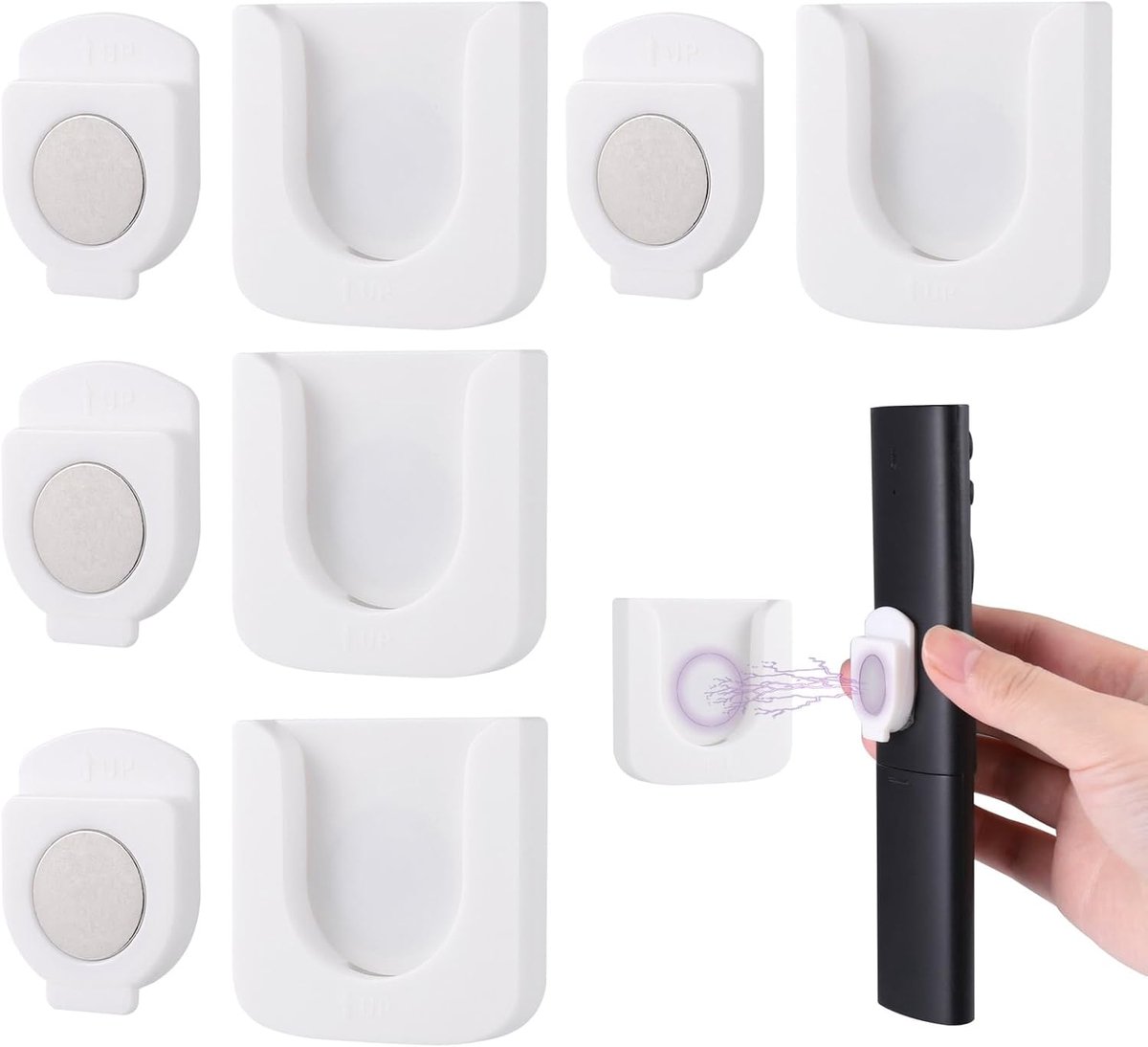 Magnetische wand afstandsbedieninghouder - sterke magneten - multifunctionele organizer - SnelShoppen