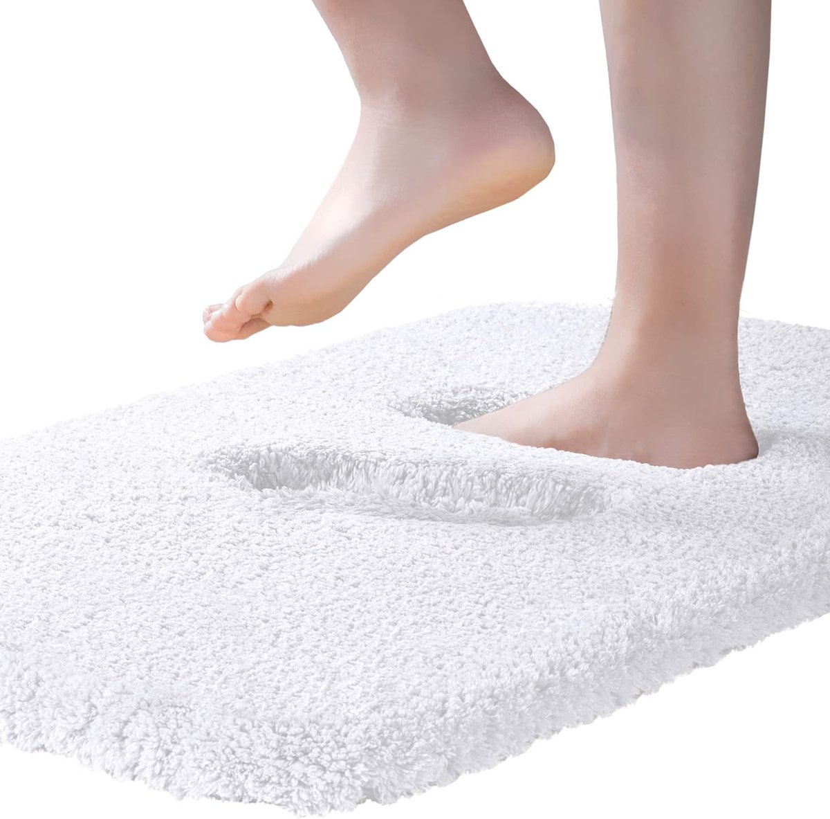 Badmat 50 x 80 cm - Microvezel - Extra dik en zacht - Perfect voor na het bad - SnelShoppen