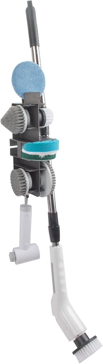 Spin Scrubber Organizer Rack - Wandhouder voor elektrische schrobber - Ruimtebesparend ontwerp - ShopVlot