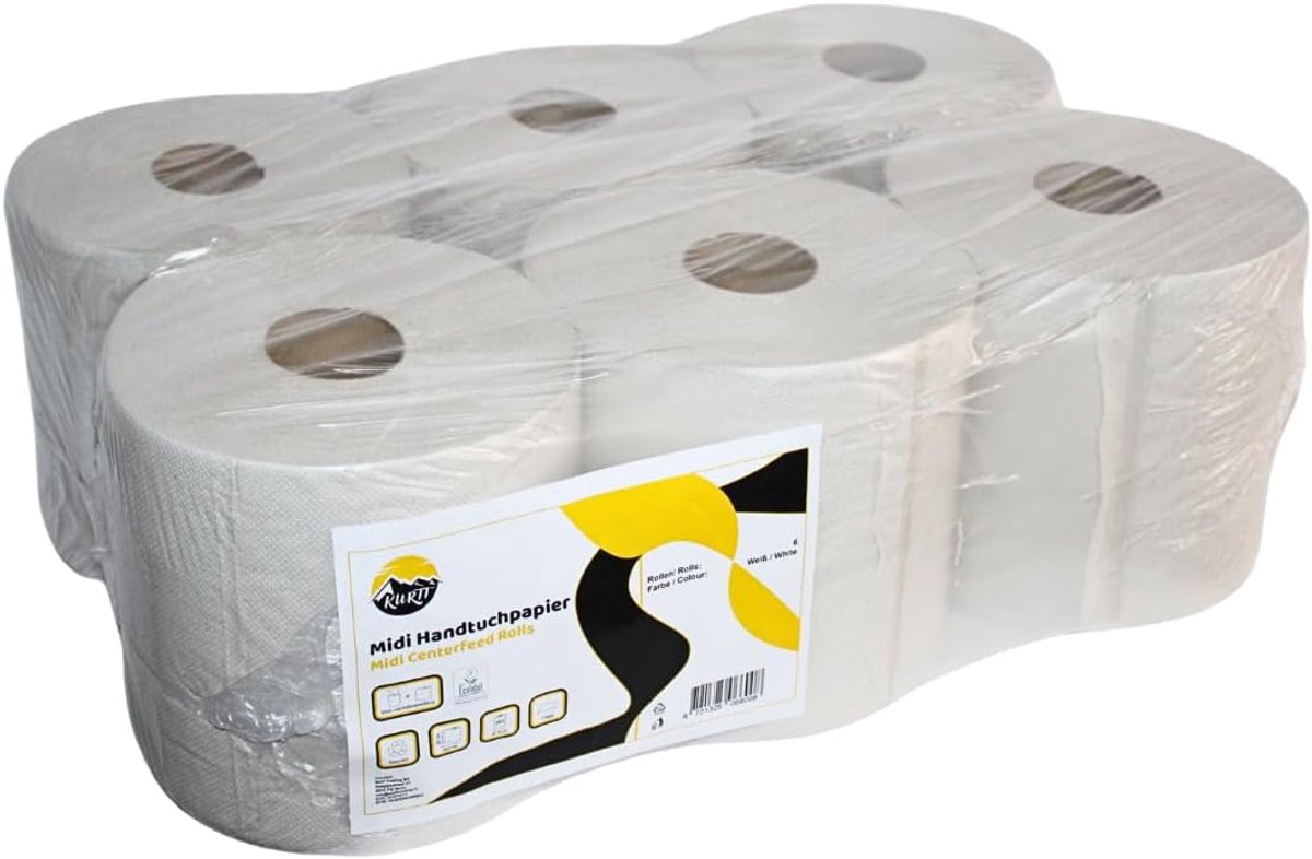 Keukenrol 300 m - 1-laags grijs - hoge absorptie - ideaal voor schoonmaken - ShopVlot