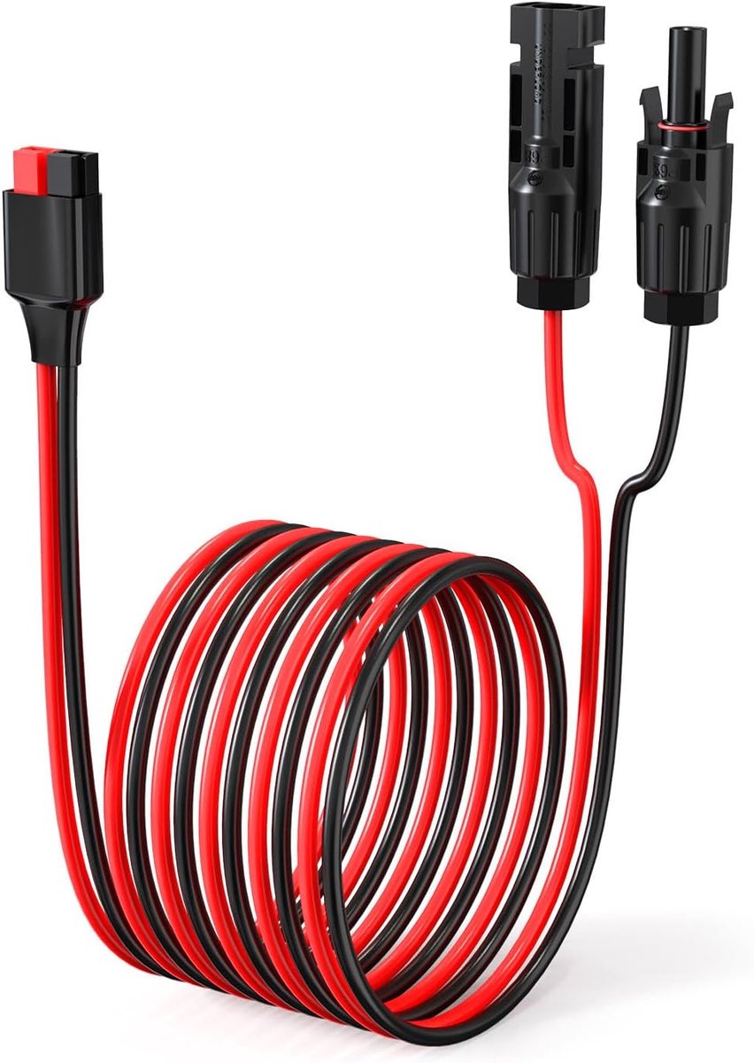 Zonnepaneelkabel 10AWG - Anderson Connector - Tinned Copper - Ideaal voor Power Stations - ShopVlot