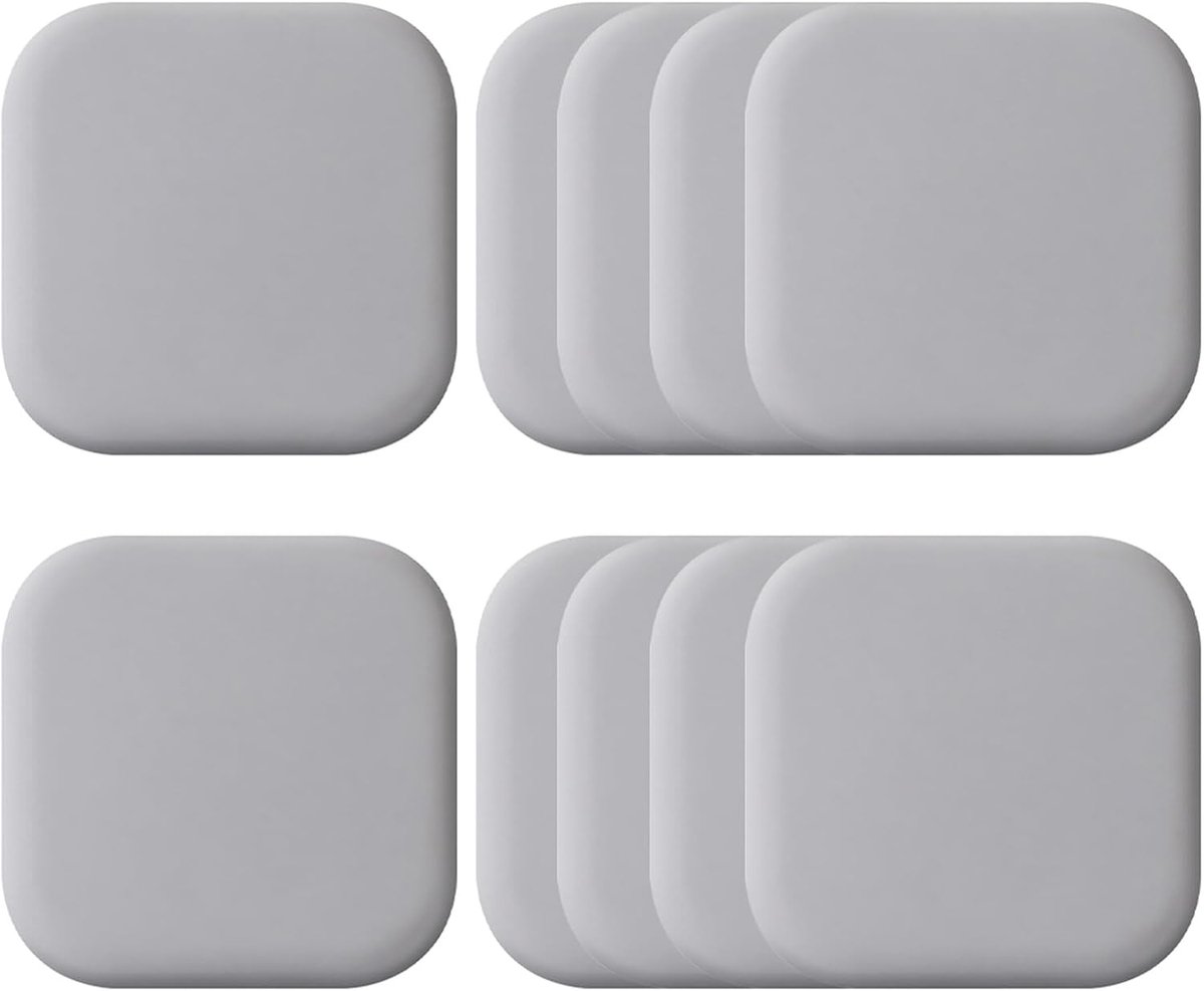 Deurbeschermer 10pcs - Siliconen Grijs - Zelfklevend - Geluiddemping voor deuren - ShopVlot