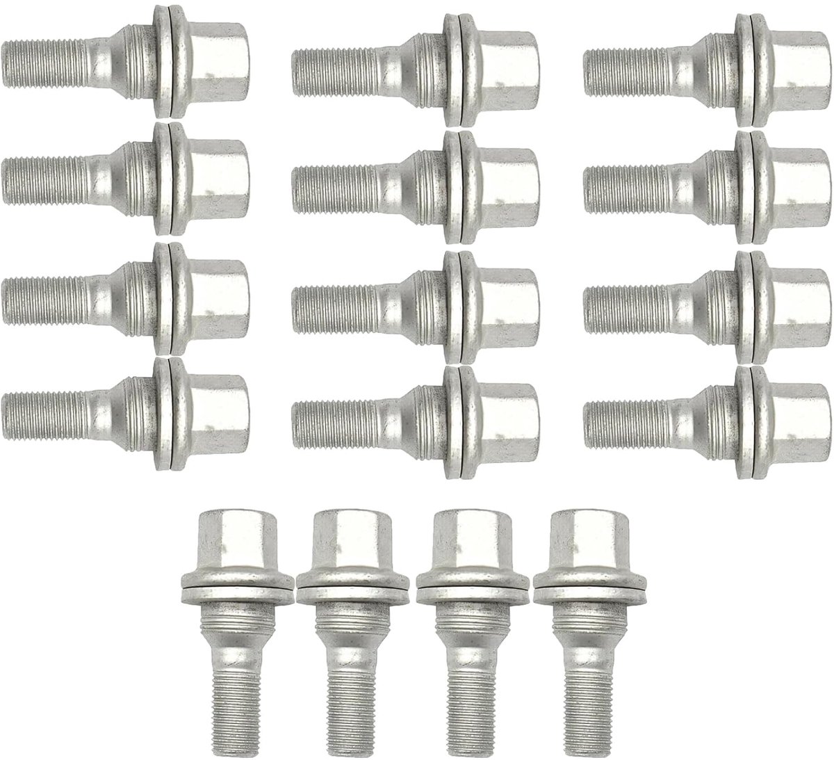 Wielbouten 16 Stuks M12 x 1.25 - Verbeterde Kwaliteit - Geschikt voor Citroën en Peugeot - Betere Passform - ShopVlot