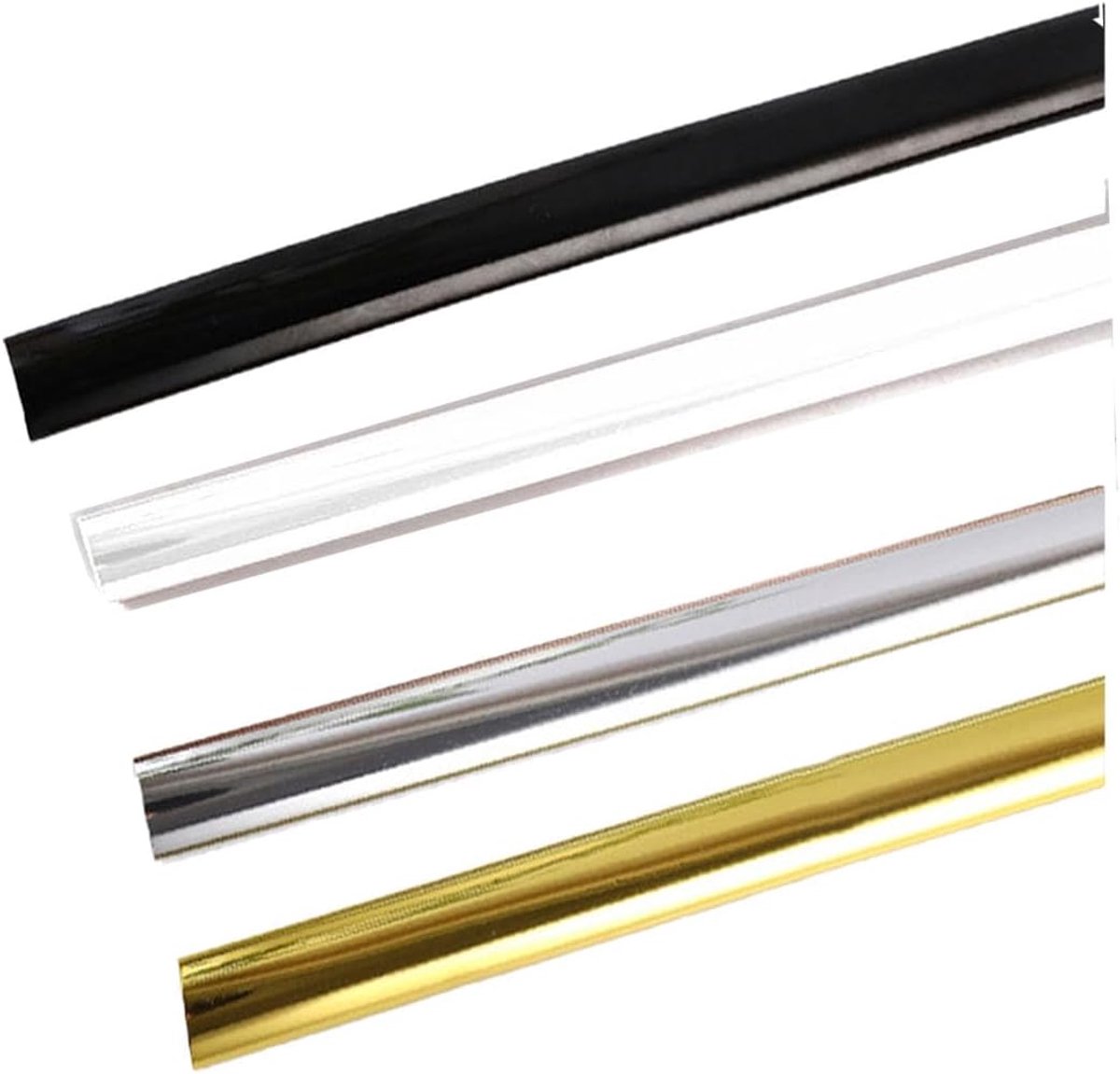 Decoratieve Mouldings 15 m - Zelfklevend - Zilver - Eenvoudig te installeren - ShopVlot