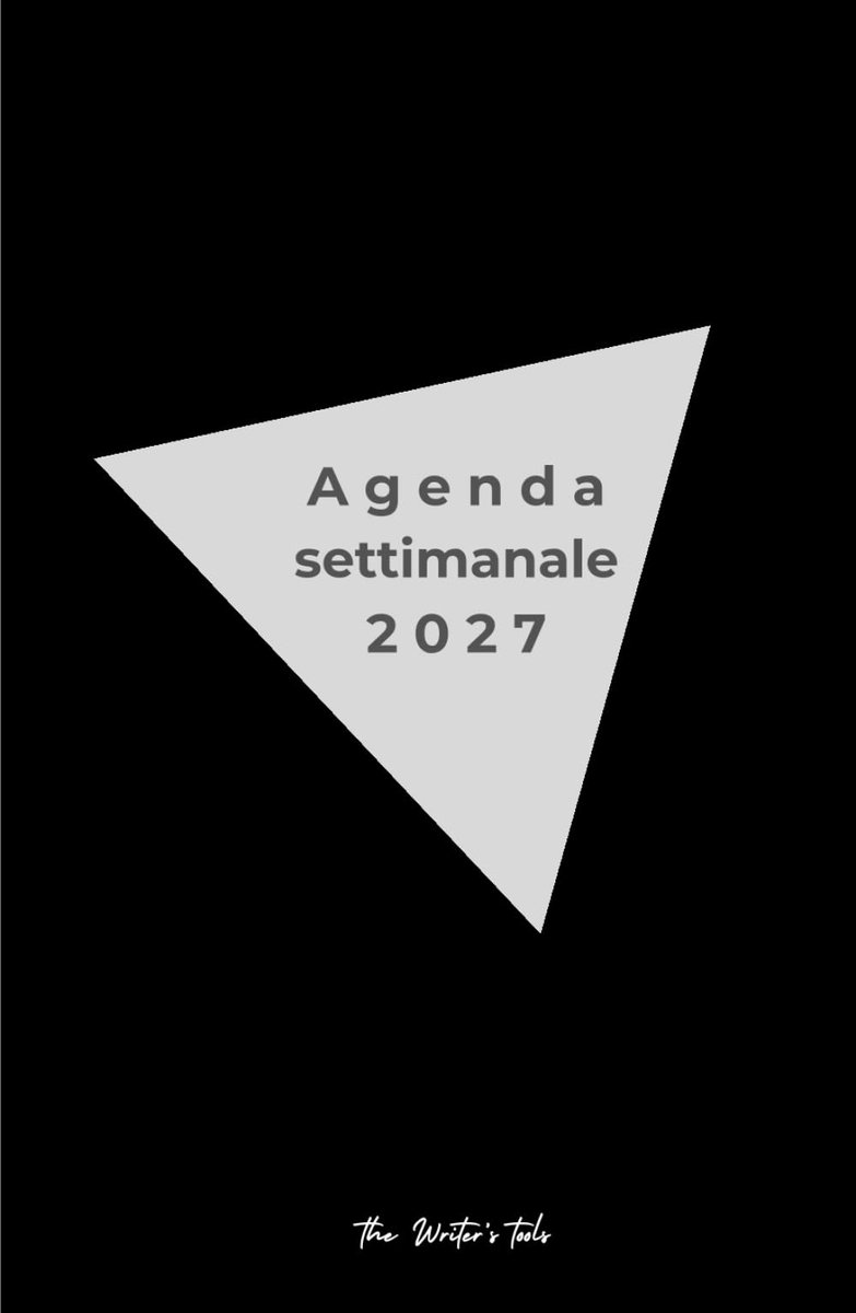 Agenda settimanale 2027 - Italiaans ontwerp - Weekplanner - Perfect voor organisatie - ShopVlot