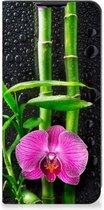 Hoesje Xiaomi Redmi 9 Wallet Bookcase Orchidee
