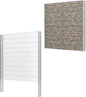 Everest Schanskorf dubbelstaafmat 2,008x2,03m 16m (lengte) staal zilver