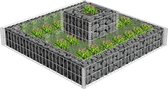 Everest Gabion plantenbak 120x120x20 cm gegalvaniseerd staal