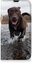 Standcase Hoesje Geschikt voor iPhone 13 Smart Cover Honden Labrador