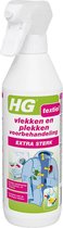 HG vlekken voorbehandeling extra sterk - 500 ml - verwijdert de allerergste vlekken - handige schuimspray