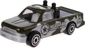 schaalmodel legerauto 1:64 groen 7 cm