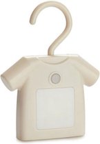 decoratieverlichting T-shirt junior 13 cm led ABS wit