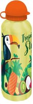 drinkfles Tropical Style junior 500 ml aluminium geel