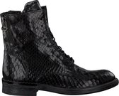 Omoda 56216 Veterboots - Laarzen Met Veters - Dames - Zwart - Maat 40