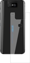 dipos I 2x Pantserfolie helder compatibel met Asus Zenfone 6 (ZS630KL) Rückseite Beschermfolie 9H screen-protector