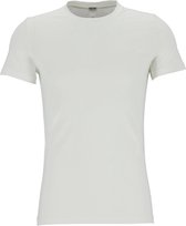 HOM Supreme Cotton tee-shirt (1-pack) - heren T-shirt O-hals - wit - Maat: L