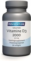 Nova Vitae - Vitamine D3 - 2000 - 50 mcg - 90 softgels