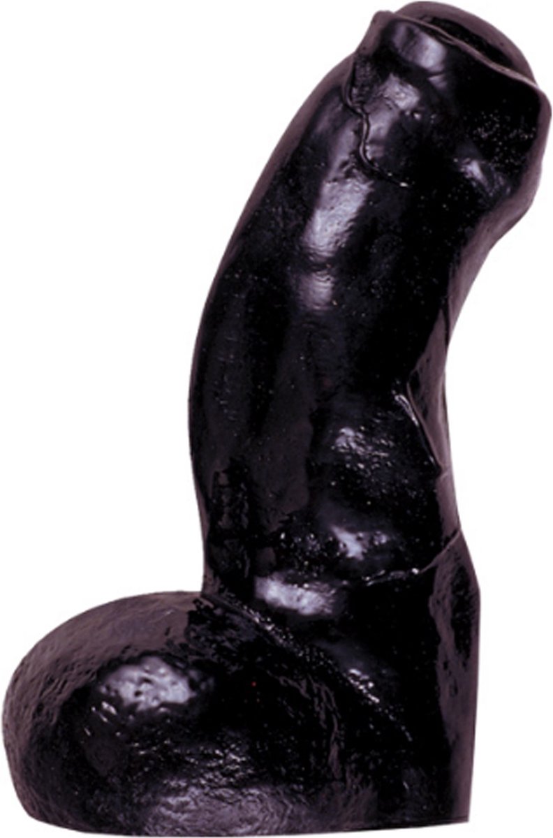 Goedkoopste All Black Dildo - 17 cm