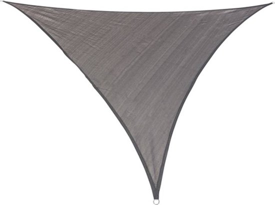 ProGarden Schaduwdoek driehoekig 3,6x3,6x3,6 m donkergrijs | bol.com