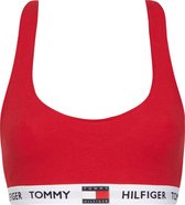 Tommy Hilfiger dames Tommy 85 bralette, katoen ongevoerd, rood -  Maat: S