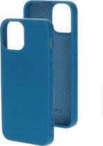 Mobiparts Siliconen Cover Case Apple iPhone 13 Mini Blueberry Blauw hoesje
