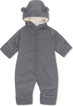 Konges Slojd onesie met kap Artic Sea/Bell Boy Creme