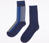 Duurzame sokken Vodde Joey 2-pack Navy / 43-46